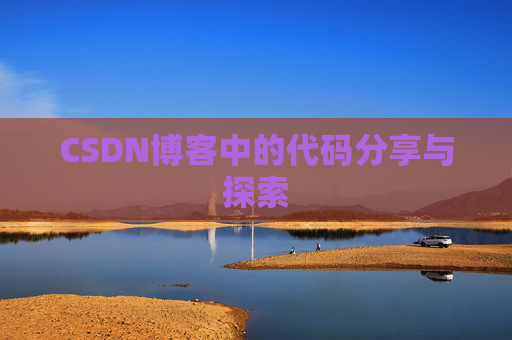 CSDN博客中的代码分享与探索